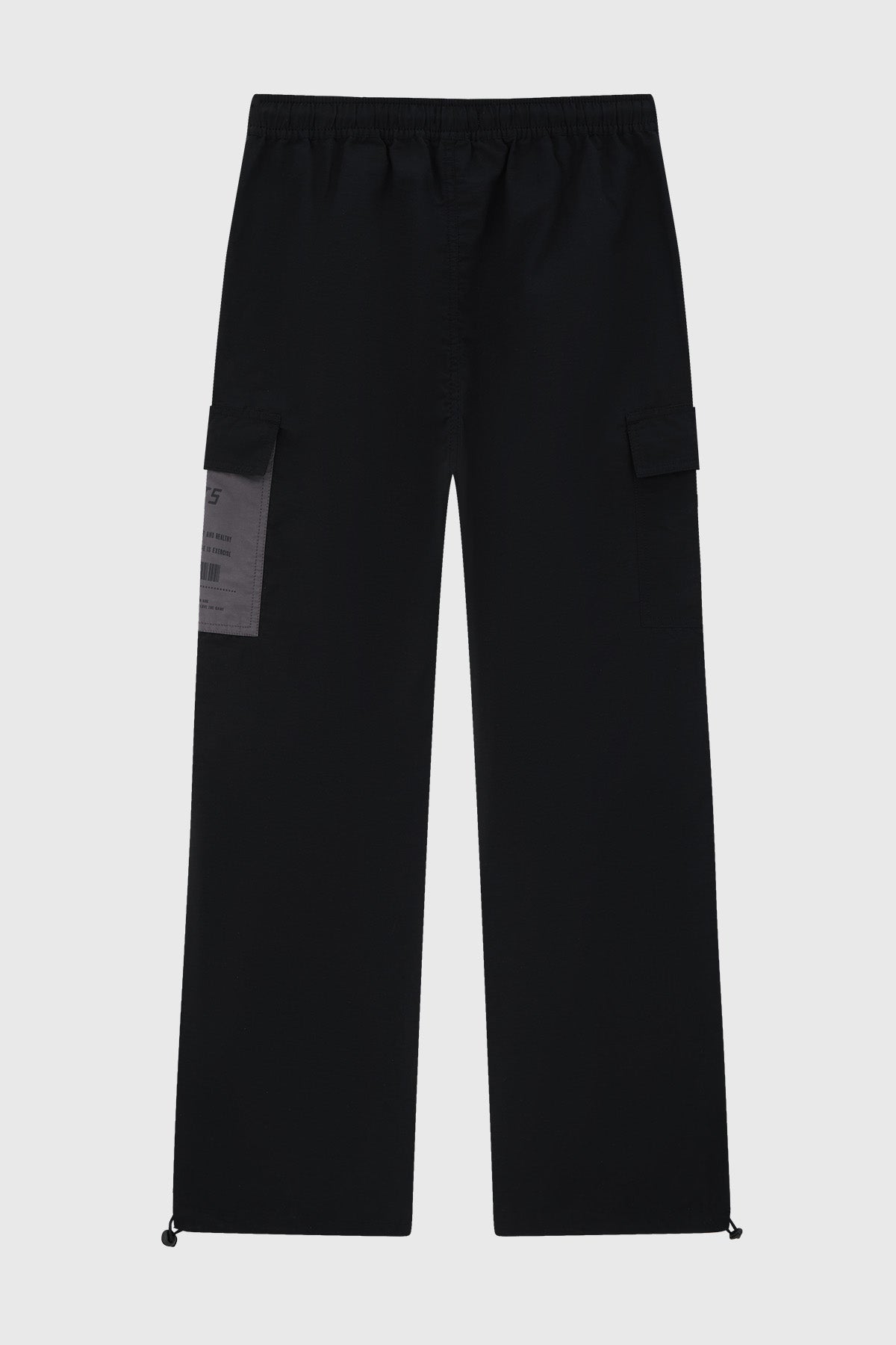 Pantalón Niño Jogger Nylon Con Cordón Negro