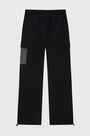 Pantalón Niño Jogger Nylon Con Cordón Negro