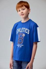 Polera Niño Toddler College Azulino