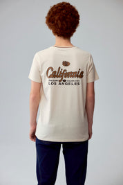 Polera Niño Cuello Bicolor Crudo