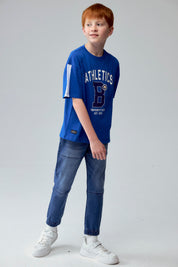 Jeans Niño Toddler Jogger Azul