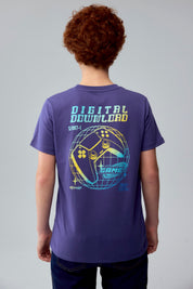 Polera Niño Print Morado