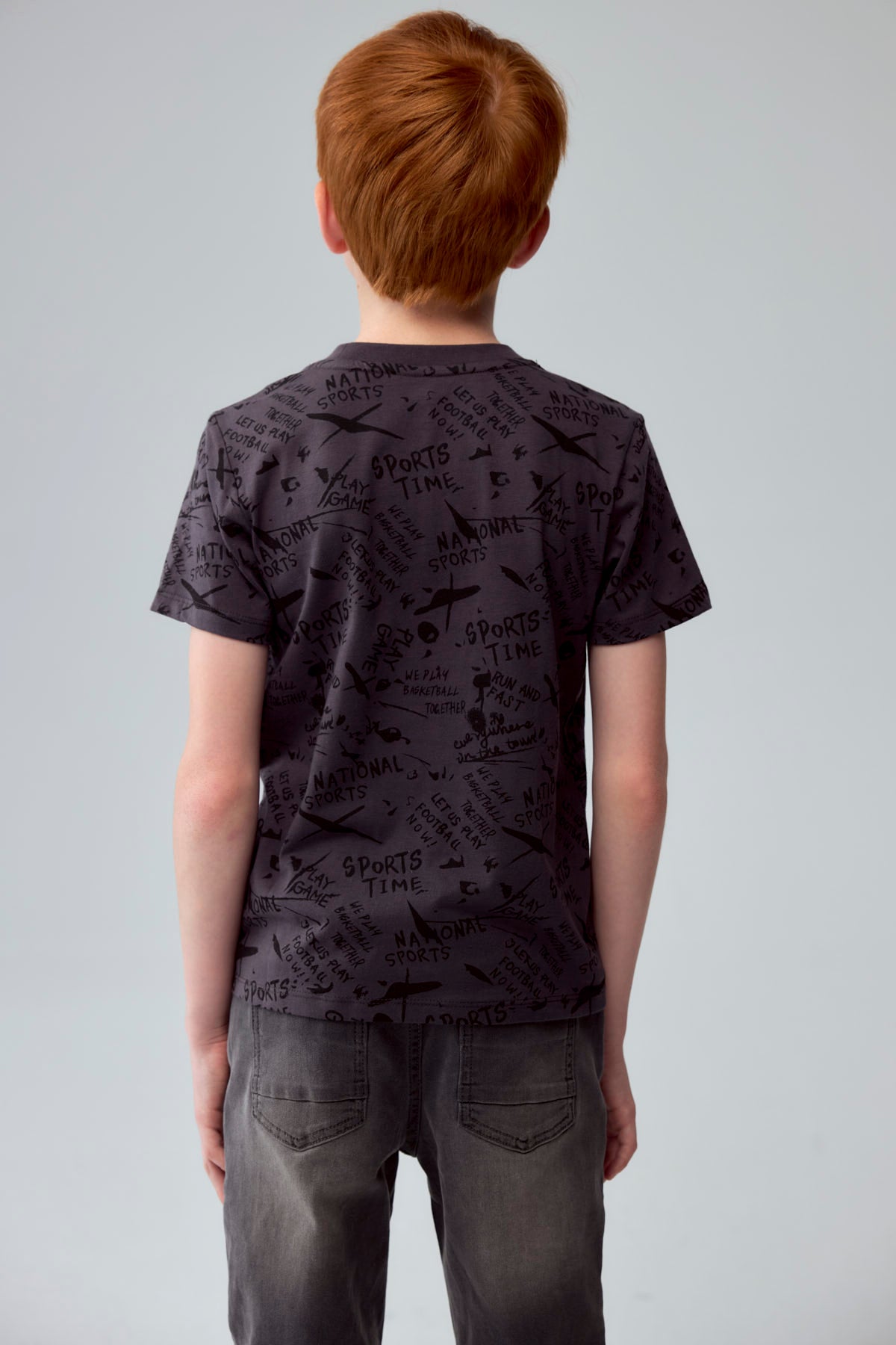 Polera Niño Full Print Toddler Marengo