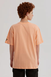 Polera Niño Print Posicional Coral