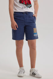 Short de Baño Niño Deslavado Azul