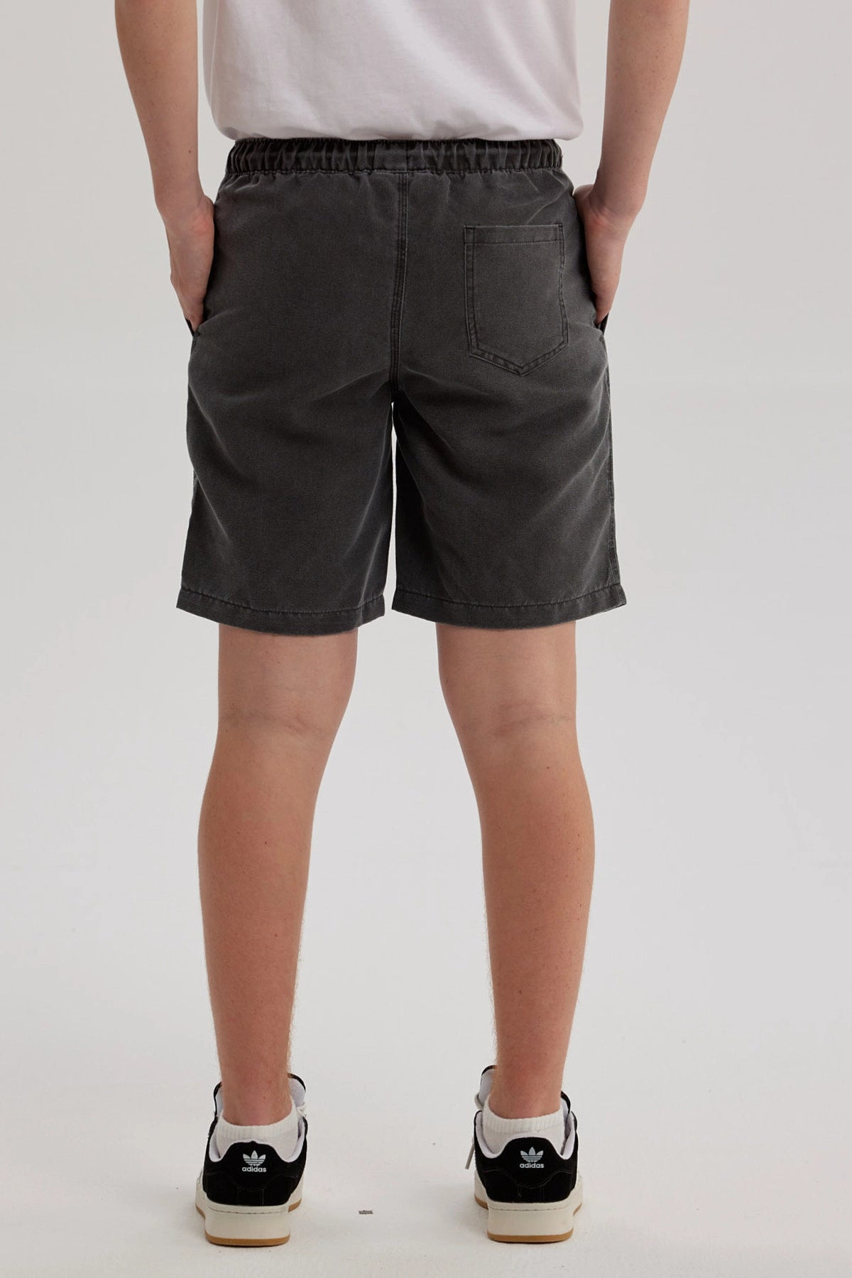 Short de Baño Niño Deslavado Negro