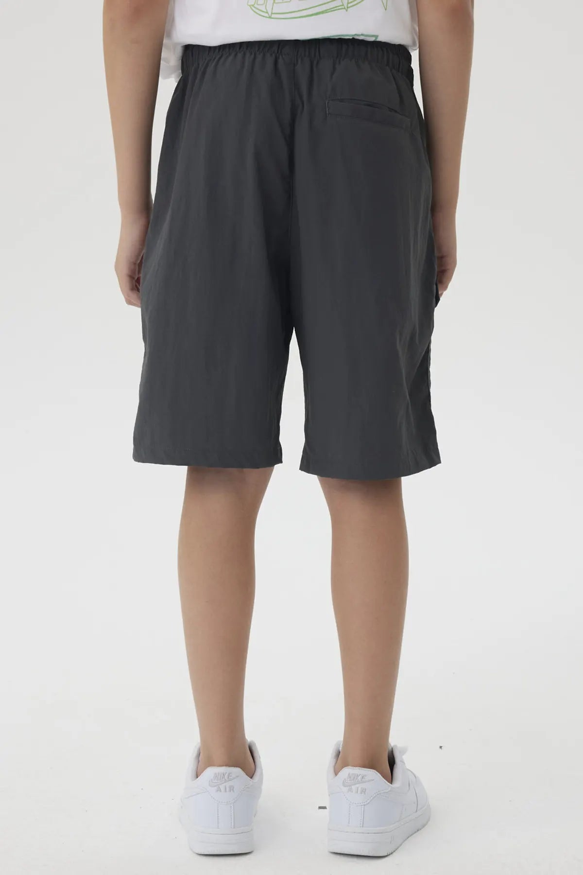 Bermuda Niño Cargo Nylon Marengo