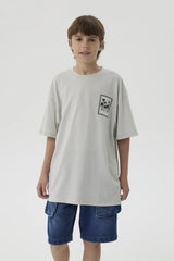 Polera Niño Print Posicional Gris