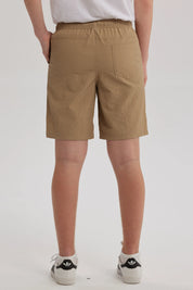 Short de Baño Niño Textura Kaki