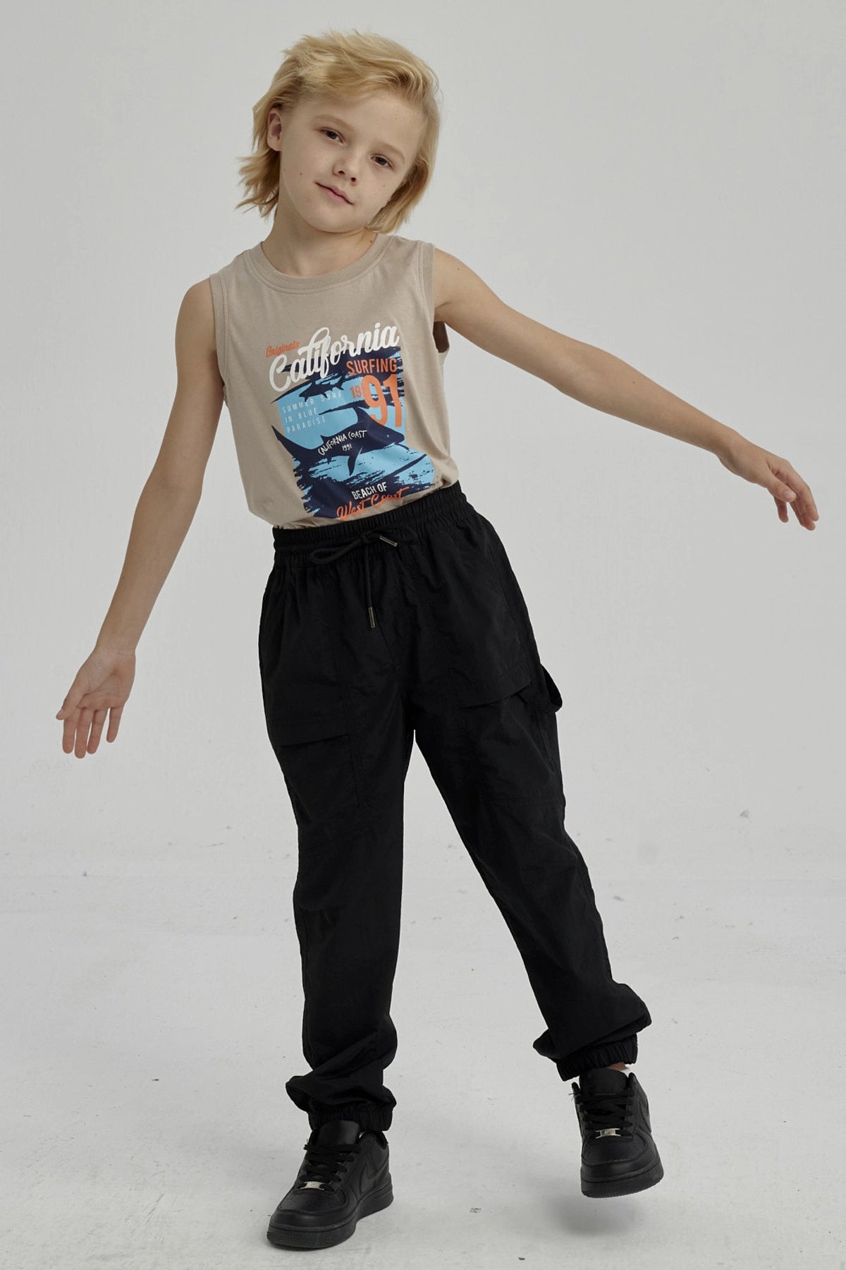 Pantalón Niño Jogger Carpenter Negro