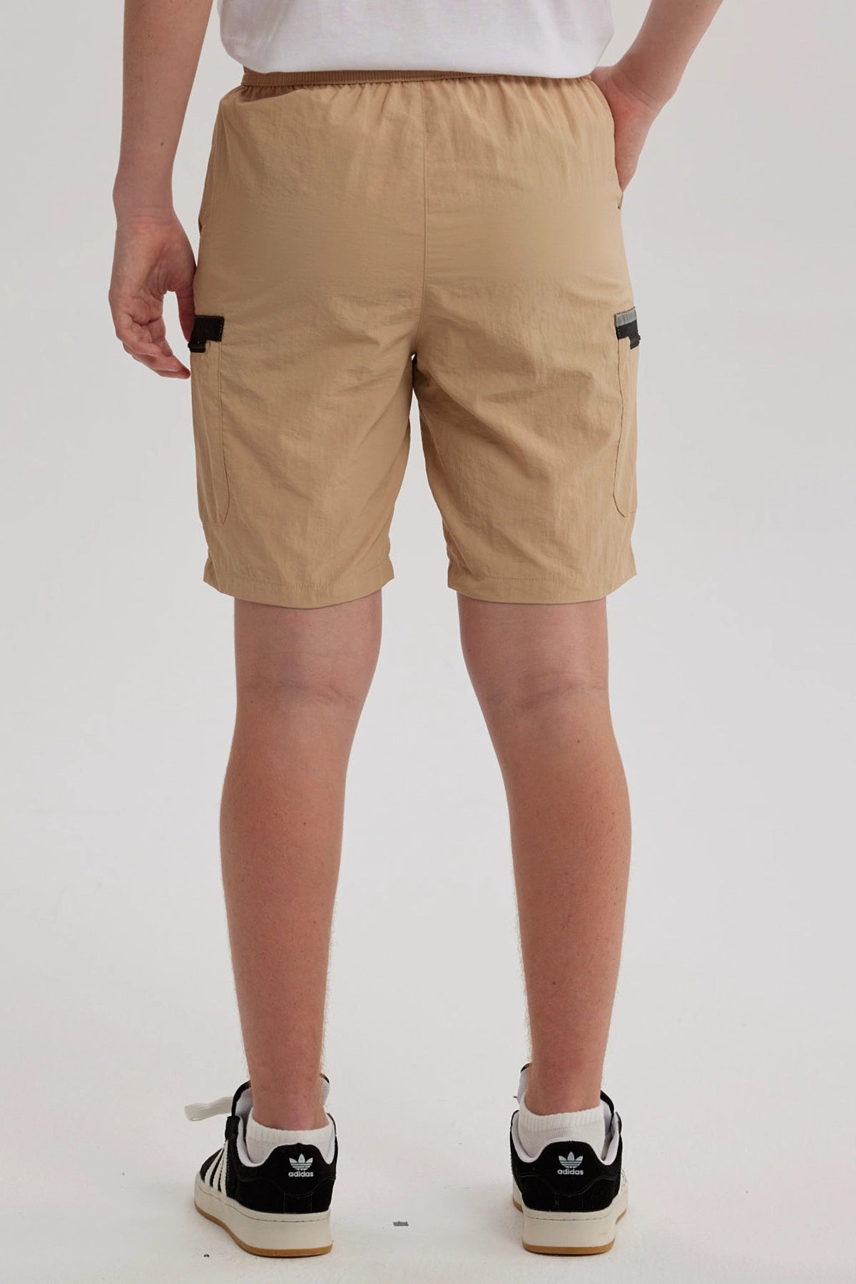 Bermuda Niño Cargo Taslan Kaki