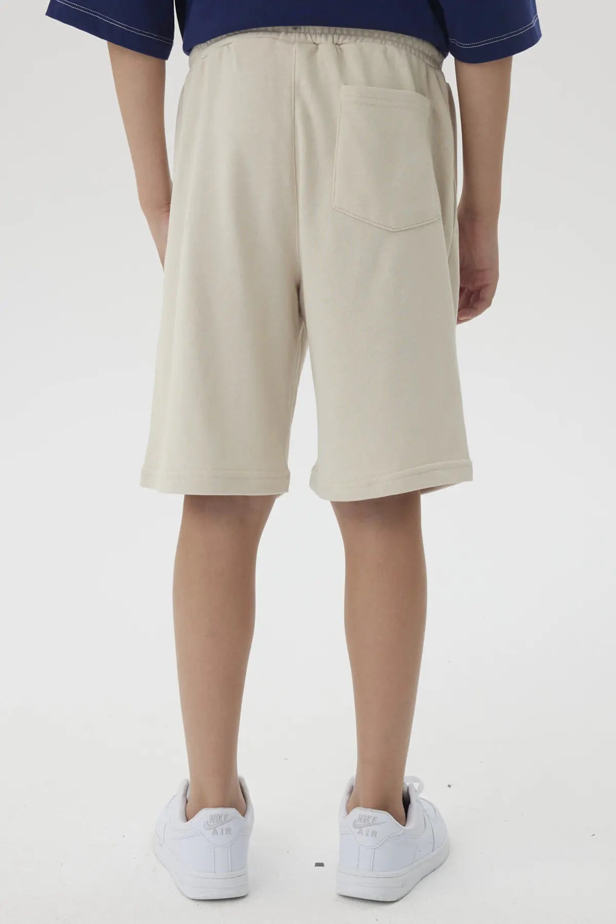 Bermuda Niño Print 3D Beige