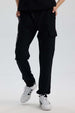 Pantalón Buzo Niño Jogger Cargo Negro