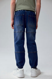 Jeans Niño Jogger Azul