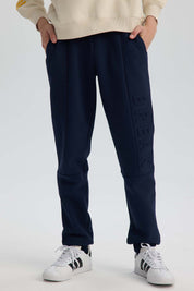 Pantalón Buzo Niño Jogger Azul Oscuro