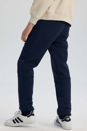 Pantalón Buzo Niño Jogger Azul Oscuro