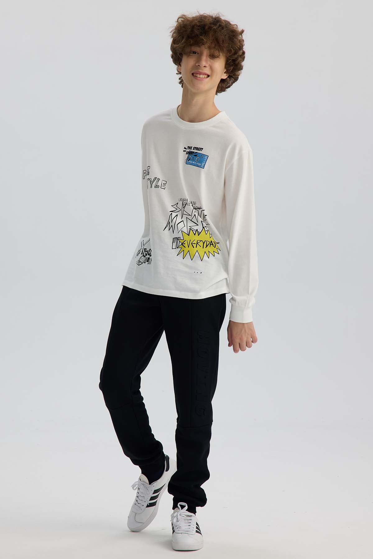 Pantalón Buzo Niño Jogger Negro