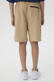 Bermuda Niño Con Cierre Kaki