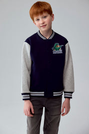 Chaqueta Niño Bomber Azul Oscuro