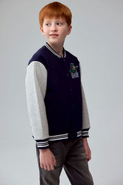 Chaqueta Niño Bomber Azul Oscuro