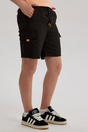 Short de Baño Niño Cargo Negro