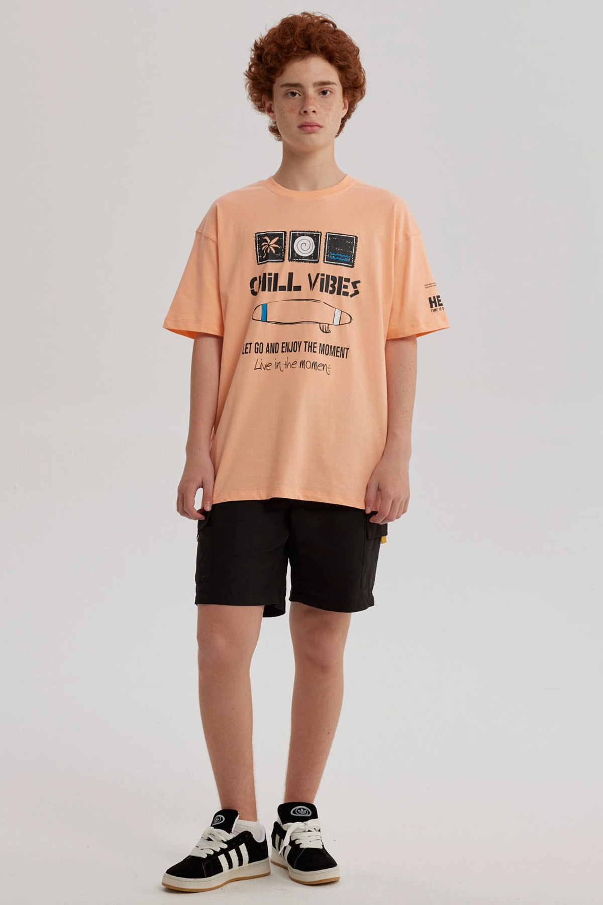 Short de Baño Niño Cargo Negro