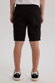 Bermuda Niño Con Bolsillo Con Cierre Negro