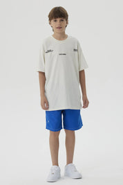 Short de Baño Niño Con Bolsillo Lateral Azulino