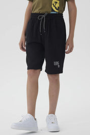 Bermuda Niño Textura Negro