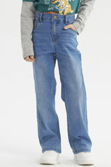 Jeans Básico Niño Azul