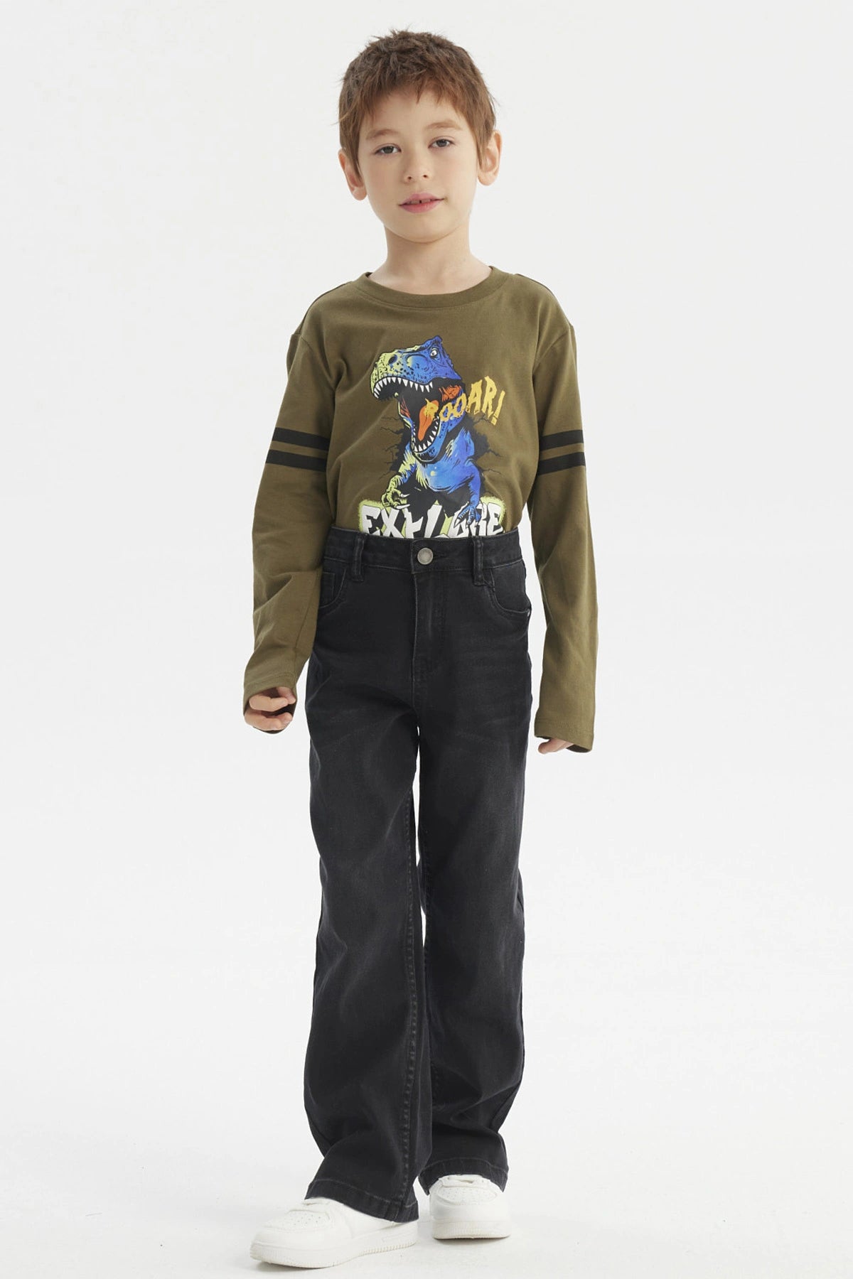 Jeans Niño Básico Negro