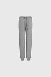 Pantalón buzo niño azul oscuro bipack con pretina ajustable y puños elásticos prenda lisa