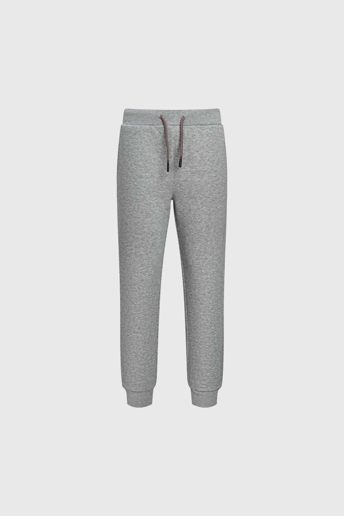 Buzo toddler azul oscuro y gris claro sin estampa con cordones en la cintura ajuste cómodo para niños activos