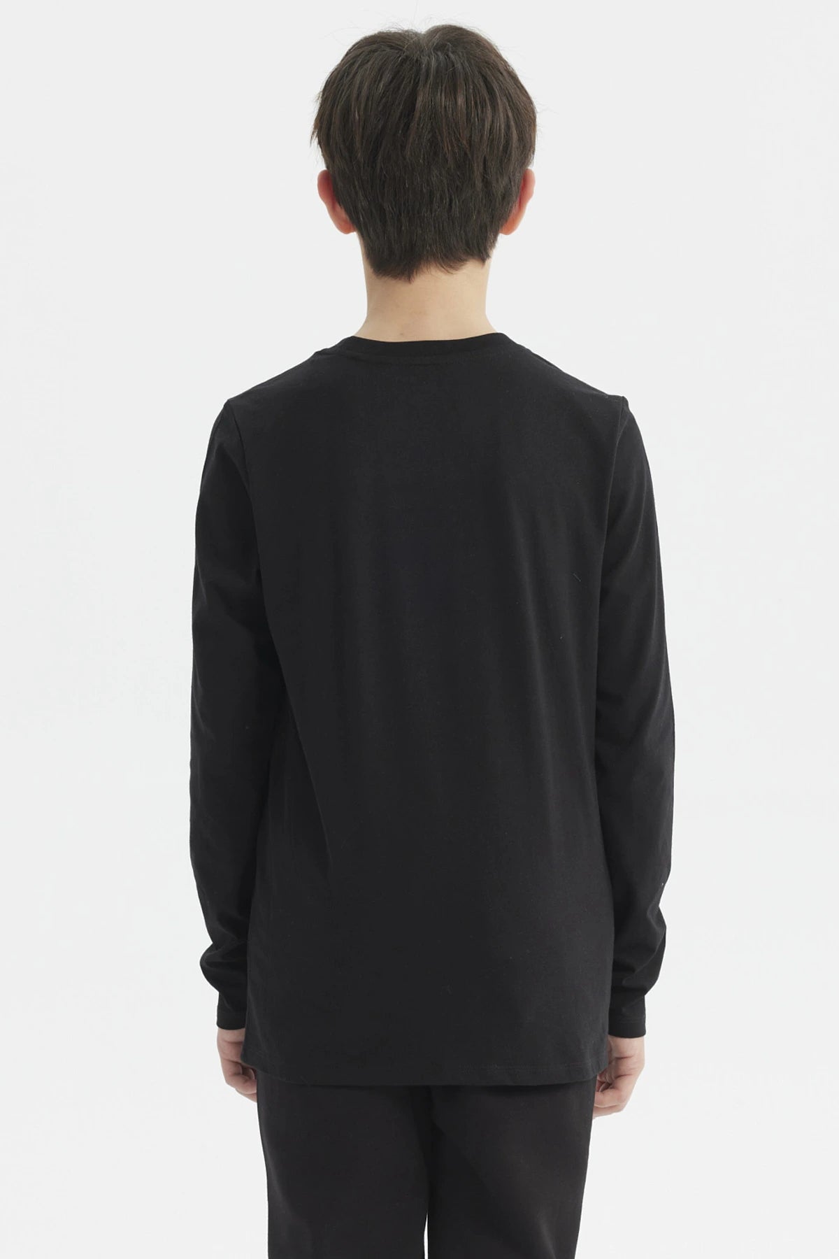 Polera Niño Print 3D Negro