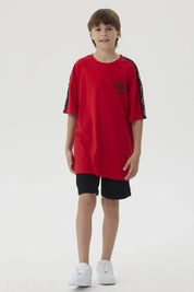 Polera Niño Tape Rojo