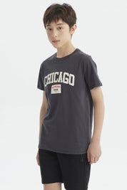 Polera Niño Pipping En Espalda  Marengo