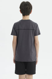 Polera Niño Pipping En Espalda  Marengo