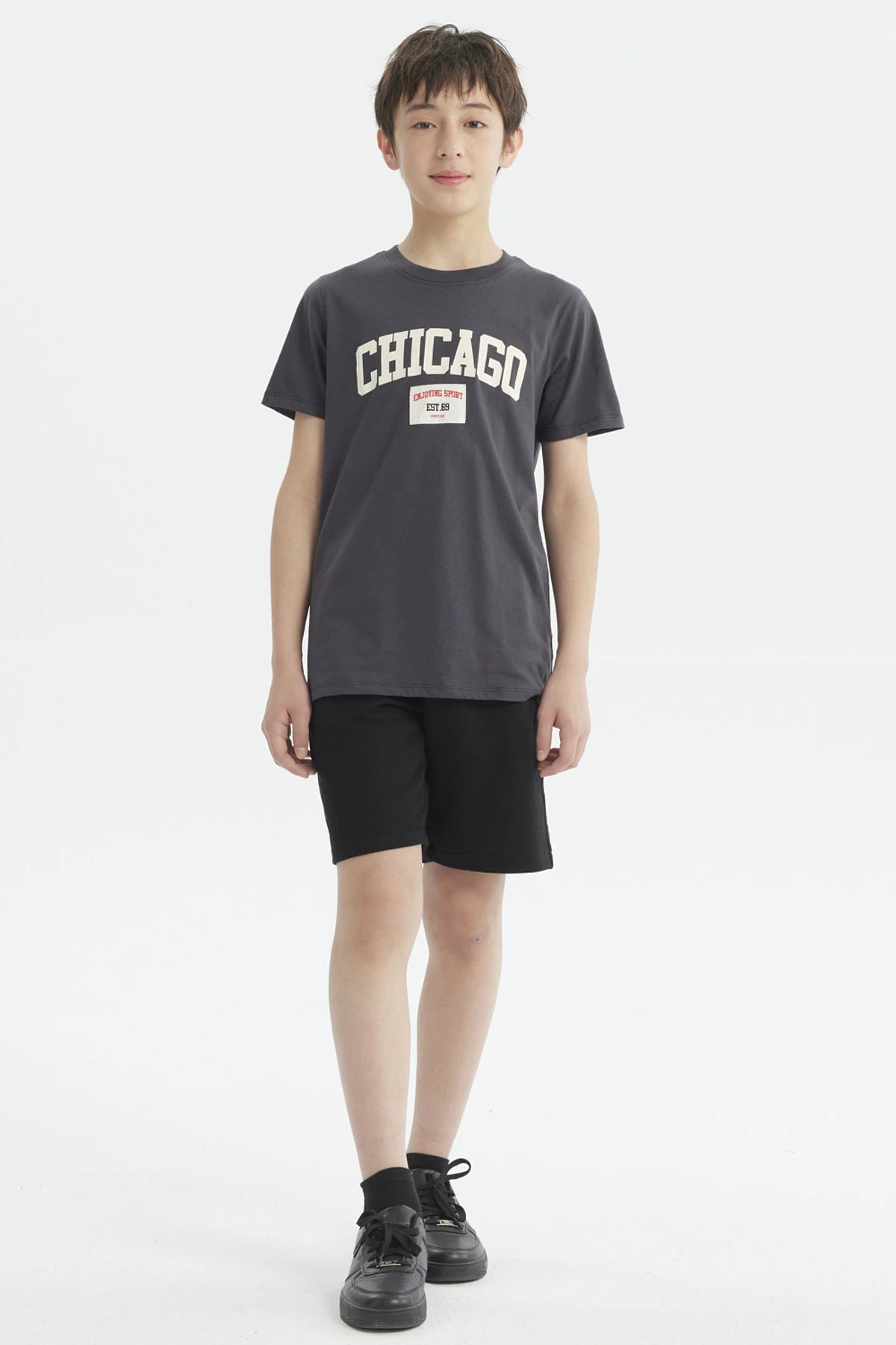 Polera Niño Pipping En Espalda  Marengo