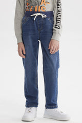 Jeans Slim Niño Azul