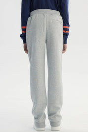 Pantalón Buzo Niño Pitillo Gris Melange
