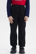 Pantalón Buzo Niño Pitillo Negro