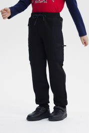 Pantalón Buzo Niño Pitillo Negro