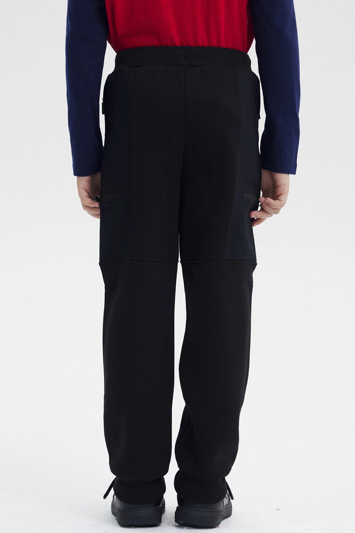 Pantalón Buzo Niño Pitillo Negro