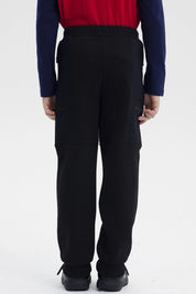 Pantalón Buzo Niño Pitillo Negro