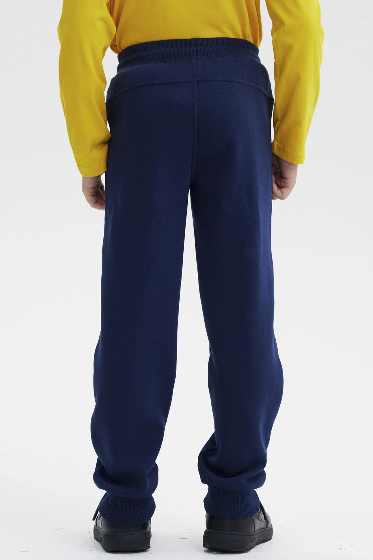 Pantalón Buzo Niño Pitillo Azul Oscuro