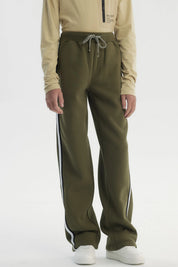 Pantalón Buzo Niño Pitillo Verde Militar