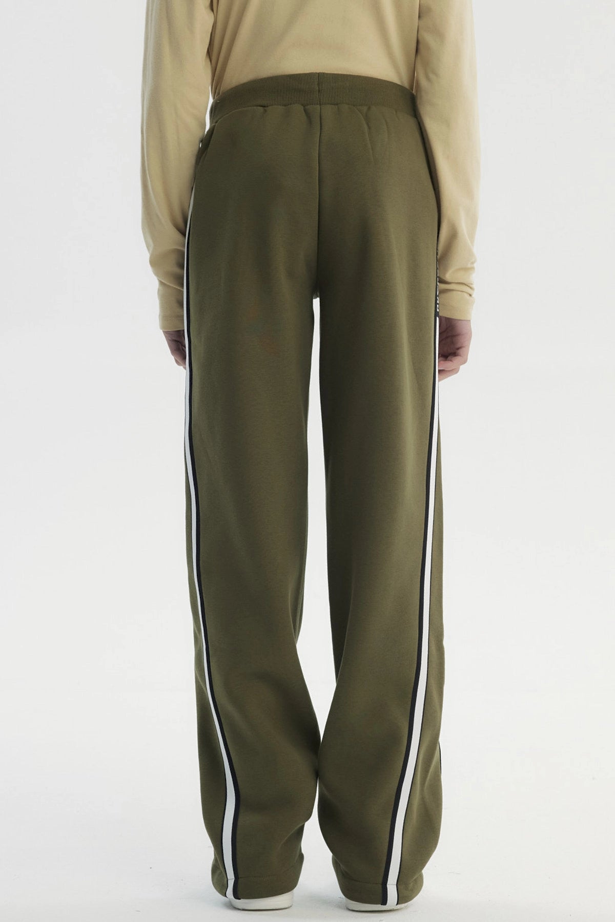 Pantalón Buzo Niño Pitillo Verde Militar