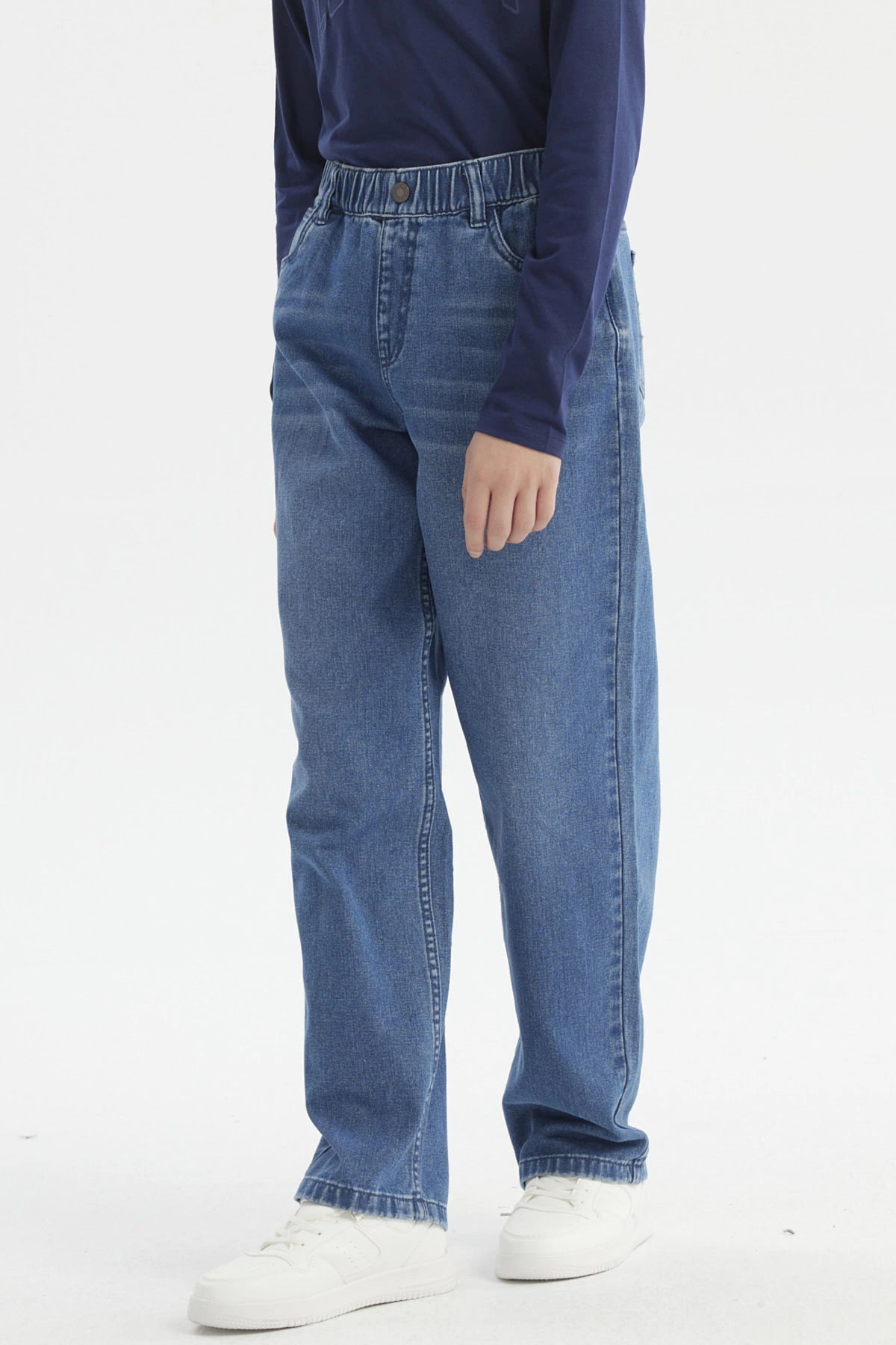 Jeans Niño Baggy Azul