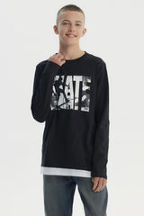 Polera Niño Slim Negro