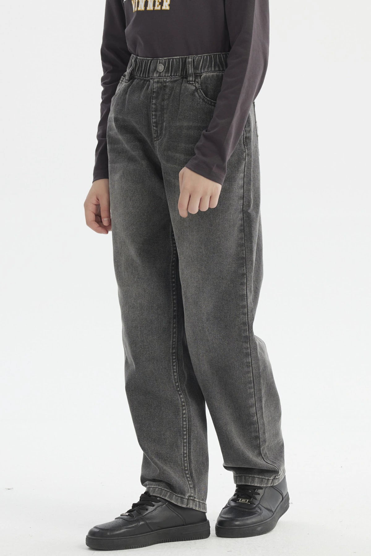 Jeans Niño Baggy Gris